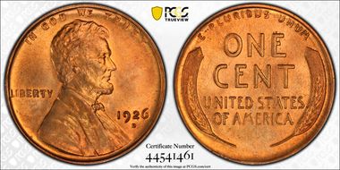 1926-D 1C MS65RD