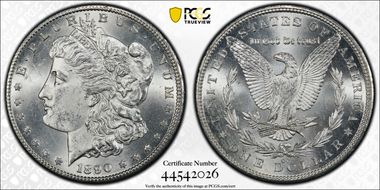 1890-CC $1 MS62