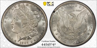 1884-CC $1 GSA Hoard MS64+