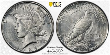 1924-S $1 MS61