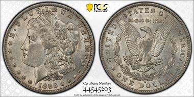 1886-O $1 AU53
