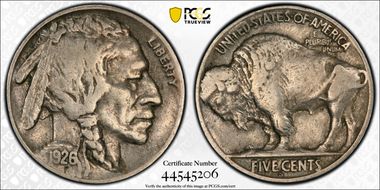 1926-S 5C VF25