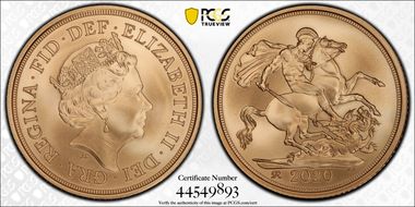 2020 Sov George III Privy MS70