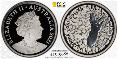 2021 $1 Mungo Footprint PR69DCAM