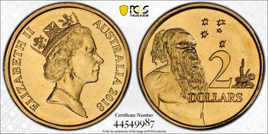 2018 $2 3rd Portrait 30th Ann. $2 Coin MS68