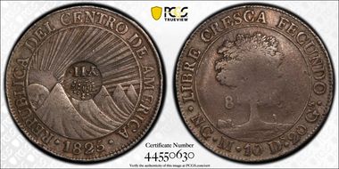 (1834-37) 8 R KM-106.1 C/M on CAR 8R XF40