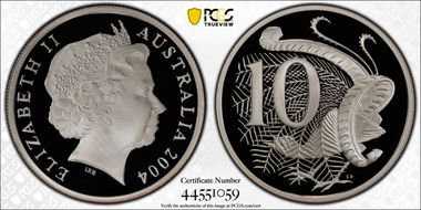 2004 10C Silver PR70DCAM