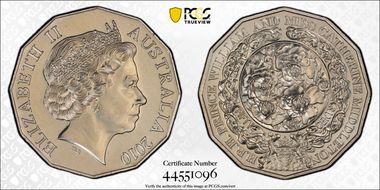 2010 50C Royal Engagement MS68