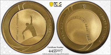 2012 $5 Australian Open MS68