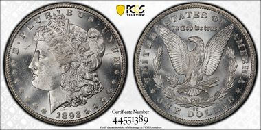1893-CC $1 MS64