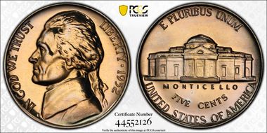 1952 5C Re-Engraved Obv Design FS-401 PR67