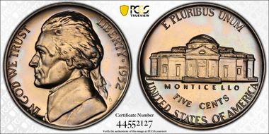 1952 5C Re-Engraved Obv Design FS-403 PR67