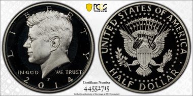 2014-P 50C Silver 50th Anniversary Set PR68DCAM