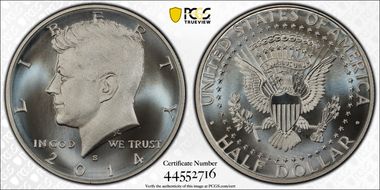 2014-S 50C Enhanced - Silver 50th Anniversary Set MS69