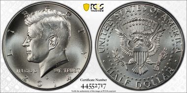 2014-D 50C Silver, 50th Anniversary Set MS69