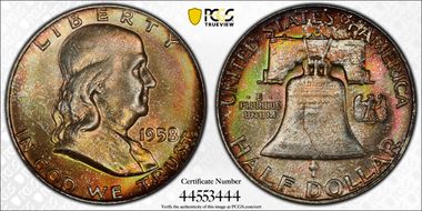 1958-D 50C MS66+ FBL