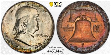 1954 50C MS65
