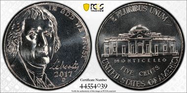 2017-D 5C MS66FS