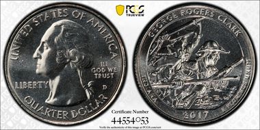 2017-D 25C George Rogers Clark NP MS67