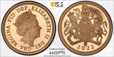 2022 Sov Platinum Jubilee First Strike PR70DCAM