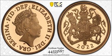 2022 1/4 Sov Platinum Jubilee First Strike PR70DCAM