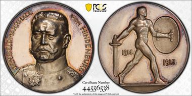 1915 Medal  Zetzmann-4077 Ag SP63