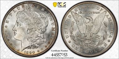 1890 $1 MS63