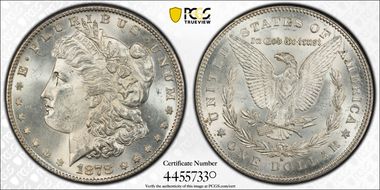 1878-S $1 MS62