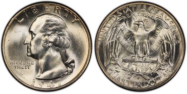 1947-S/S 25C RPM, FS-502 MS66