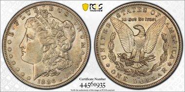 1886-O $1 AU55