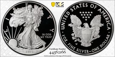 2016-W $1 Silver Eagle 30th Anniversary Lettered Edge PR70DCAM