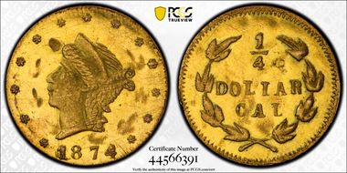 1874 G25C BG-845 MS62