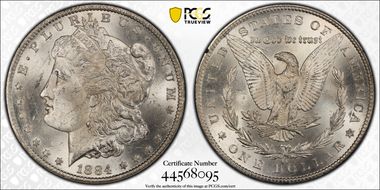 1884-CC $1 GSA Hoard MS62