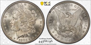 1883-CC $1 GSA Hoard MS63