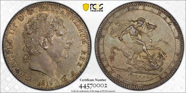 1819 Crown S-3787 LX Edge MS64