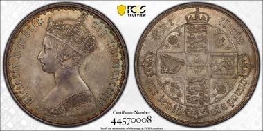 1853 Florin ESC-2828 ONC TENTH MS63