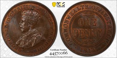 1916-I (c) 1D MS64BN