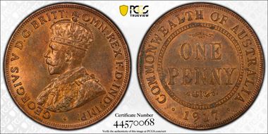 1917-I (c) 1D MS64RB