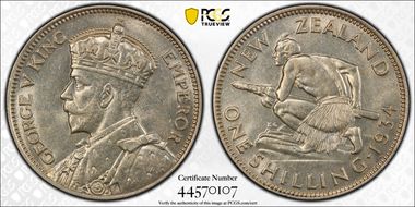 1934 Shil KM-3  Ag MS63