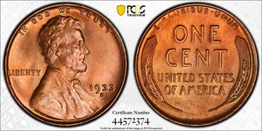 1933-D 1C MS66RD