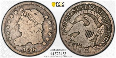 1835 H10C Small Date, Large 5C G6