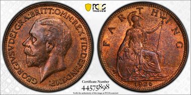 1926 1/4D S-4061 MS65RB