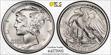 2020-W $25 Palladium First Strike SP70