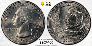 2020-W 25C Marsh-Billings-Rockefeller NP V75 MS65