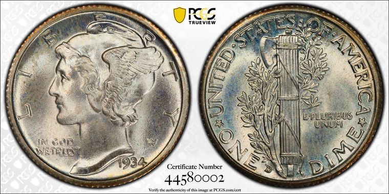 Cert 44580002 - Coin Image