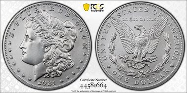 2021-O Privy $1 Morgan Dollar 100th Anniversary First Strike MS69
