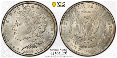 1889 $1 MS64