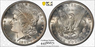1882-S $1 MS67+
