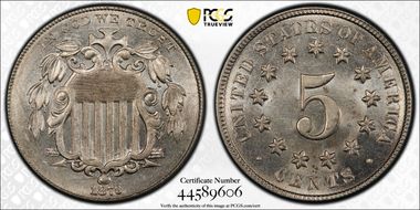 1873 5C Closed 3 MS62