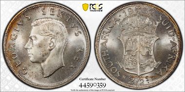 1952 2 1/2S KM-39.2  Ag PR67